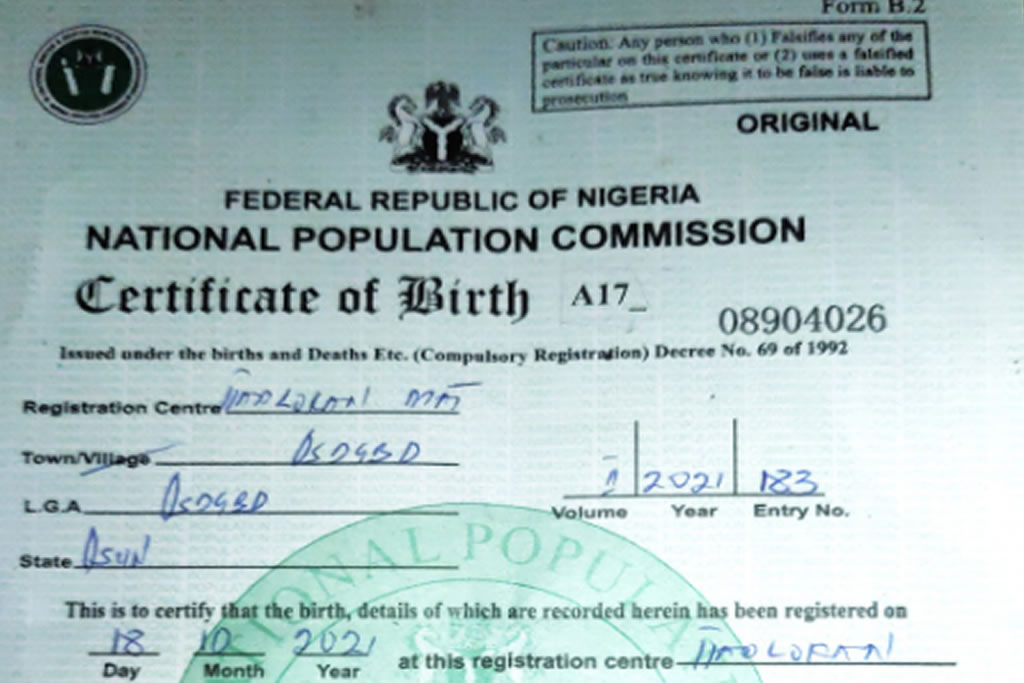 Birth Marriage Certificate Processing
